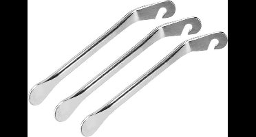 Fiets bandenafnemer - bandenlichter metaal - set van 3 stuks