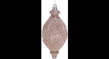 Hanger -drop - glitter roze