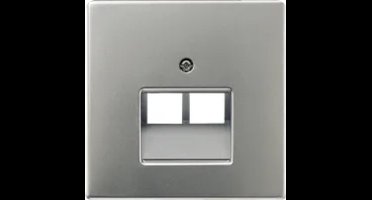 Jung Aluminium/Goudstaal/Chroom Inzetstukken Schakelmateriaal - ES2969-2UA - E2AQX