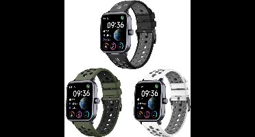 22mm Siliconen Horlogeband voor Diverse Smartwatches