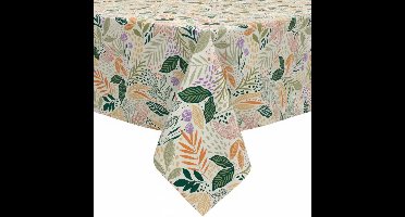 Protecttable - Tafelzeil Zomers Patroon 140x150cm - Tafelkleed Afwasbaar - Kunststof