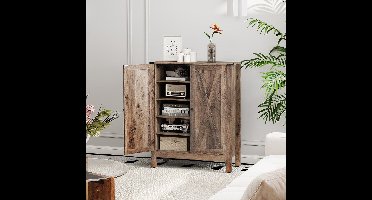 Schoenenrek – Schoenenkast – Schoenenopberger – Schoenenbank – Schoenenmeubel – 3 Verstelbare Planken – Groot Bovenblad 40 kg