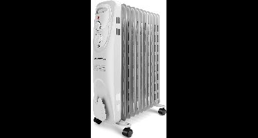 Aigostar Pangpang – Olieradiator - Elektrische kachel - 2300W Heater - Oliegevulde radiator - Timer - 3 Standen - Wit