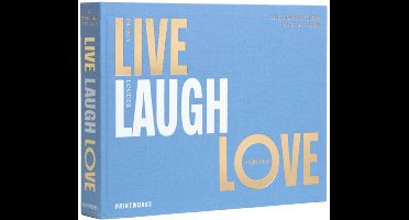 Printworks Fotoalbum liggend - Live, Laugh, Love
