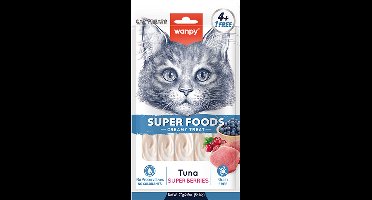 Wanpy - likbare snack - Tonijn & Super Bessen - Superfoods - 3x 5 stuks