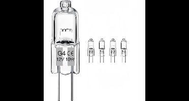 Halogeen Lampjes Set van 4 Stuks G4, 12 V, 10 W - Afzuigkap Dimbaar