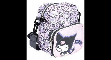 Kuromi Schoudertas – Handtas – Crossbody Tas – Kinder Tas – Verstelbare Band – Stevige Kwaliteit – Sanrio Design – Roze