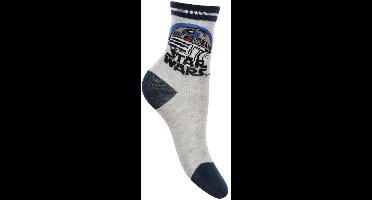 Star Wars Kinder Sokken Grijs – Officiële Licentie – Maat 27/30