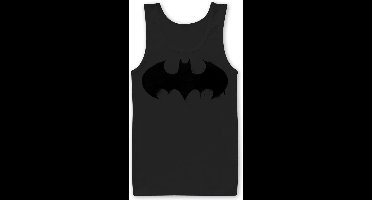 Batman Tanktop met logo in inkt, zwart