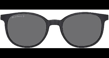 Montana Eyewear MRC2 leesbril met clip-on zonnebril +3.50 - Rond montuur - Zwart
