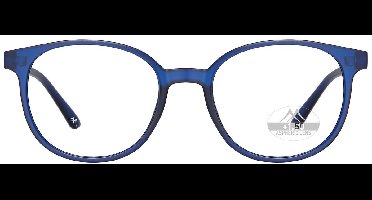 Montana Eyewear MRC2B leesbril met clip-on zonnebril +1.00 - Rond montuur - Blauw