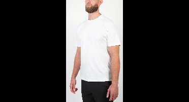 BASKO T-SHIRT - SLIM FIT - WIT - MAAT S