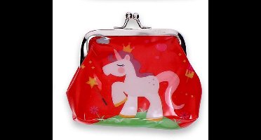 Eenhoorn Knipbeurs Portemonnee | Unicorn | Paars