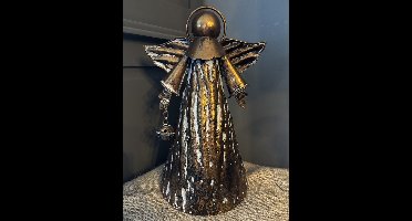 Engel Rafael | Koper | Woonaccessoires | Woon | Accessoires | Woonaccessoire | Accessoire | Kerstmis | Kerst | Feest | Decoratief | Decoratie | Deco | Sfeer | Winter | Engelen | Interieur | Inrichting | Woonkamer | Wonen | Sfeervol | Copper | Vrede