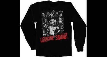 DC Comics Suicide Squad Longsleeve shirt -XL- Suicide Squad Zwart