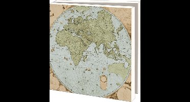 Kaartenmapje met env, vierkant: The World According To Blaeu, Het Scheepvaartmuseum
