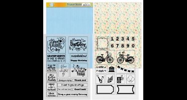 Yvonne Creations Mica Sheets - 2 A4 vellen - YCMC1005