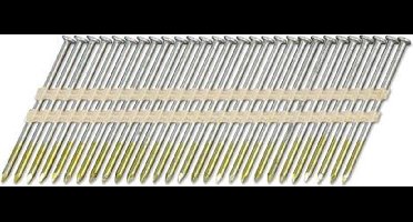 HiKOKI 753624 Spijkers - O-kop - 21° - Geringd - Electro gegalvaniseerd - 2,8 x 75mm (3000st)