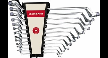 Gedore RED 3300928 R01105012 Dubbele ringsleutelset 12-delig Sleutelbreedte (metrisch) 6 - 32 mm