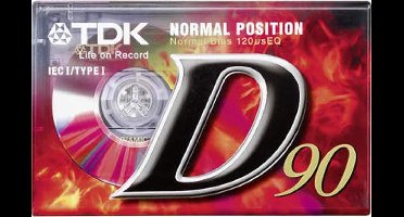 TDK Audio Tape D C-90 3-pack