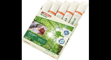 edding 24 ecoline markeer marker oranje - beitelvormige punt - 2-5 mm - doos van 10 stuks
