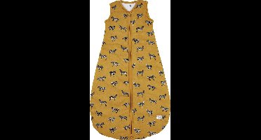 Meyco Baby Zebra Animal baby slaapzak rond gevoerd - honey gold - 86cm - 2.5 TOG