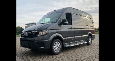 Treeplanken Aluminium & Zwart FWD | VW Crafter 2017+ | MAN TGE 2017+