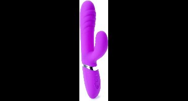Power Escorts - Super De Luxe G Spot Vibrator - 36 Functies - Siliconen - Goede maat 22 cm - Dia 3,7 cm - Oplaadbaar - Aantrekkelijke Doos