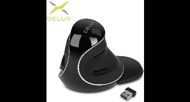 Verticale Ergonomische Muis met Polssteun (2.4G-Draadloos)