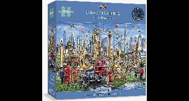 Gibsons - London Calling (door Adrian Chesterman) - 1000 stukjes 68×49cm (b×h) - Legpuzzel voor volwassenen