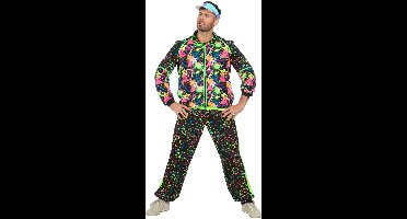 Fout Neon trainingspak 80´s Volwassenen - Maat 58