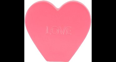 Housevitamin Sierbeeld- Snoephart 'LOVE'- Keramiek- Neon Roze- 20x4x18,5cm