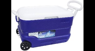 Polarcooler Koelbox 42 Liter - Blauw - Wielen - Handvaten - Coolbox - IJsbox Camping - Thermobox
