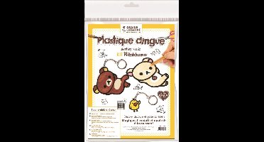 Graine Creative krimpfolie Rilakkuma sleutelhangers A4 set 2 vellen.