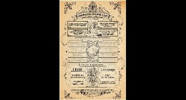 Harry Potter - Hogwarts List - Poster '61x91.5cm'