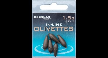 Drennan In-Line Olivette - Lood - 1.5g - Brons