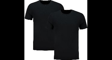 Bjorn Borg - Thomas T-Shirts 2-Pack Zwart - Heren - Maat XXL - Modern-fit
