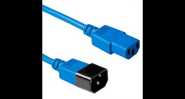 ACT Netsnoer C13 - C14 blauw 1,2 m AK5109