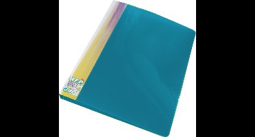 20x EXXO-HFP #21832 Stevige PP Ringband - A4 2-D Ring 25mm - Turquoise