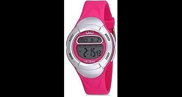 Digitale kinderhorloge roos/zilverkleurig M194J005Y