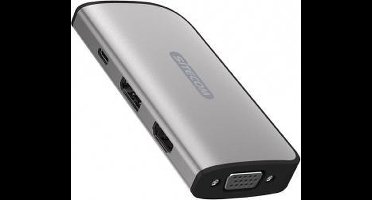 Sitecom - CN-413 - drievoudig - display adapter - HDMI 1.4 output met resoluties tot 3840x2160 30Hz - DisplayPort 1.2 output met resoluties tot 3840x2160 60Hz