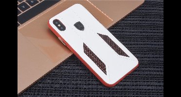 UNIQ Accessory iPhone X-Xs Kunstleer Hard Case Back cover - Wit