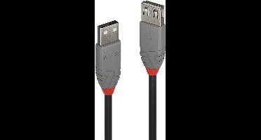 Lindy Usb-Verlengkabel 2.0 Type A Voor Laptop, Pc, Telefoon En Ander Apparaat, 2 Meter