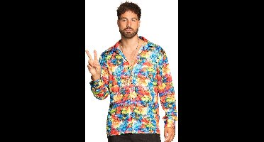 Boland - Shirt Flashy - Multi - M - Volwassenen - Hippie