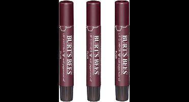 BURT'S BEES - Lip Shimmer Plum - 3 Pak