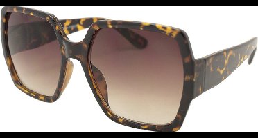 Sun Fun Oversized Retro Zonnebril - Premium Zonnebril - Dames - Trendy & Cool - Festival Zonnebril - UV400