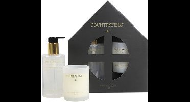 Countryfield - Spa - Gift box - hand wash & kaars - wit