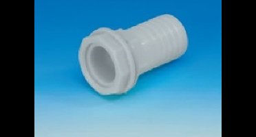 Slangverbinder Recht met Moer 30mm