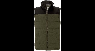 Tom Tailor - Bodywarmer - Maat S - Mannen - 13050 Olive Nig - polyester