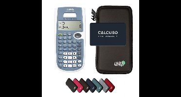 TI-30XS MultiView incl. WYNGS Beschermhoes Zwart - Wetenschappelijke Rekenmachine - Basis Pakket